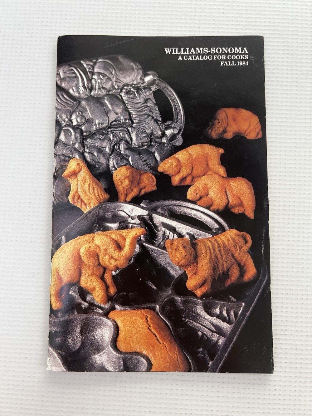 Williams Sonoma A Catalog for Cooks Fall 1984 Damage To Back Cover Rare